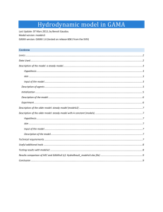 Hydro Model description - gama