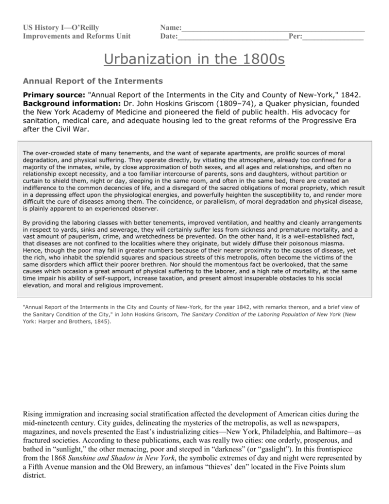 effects-of-urbanization-in-the-1800s