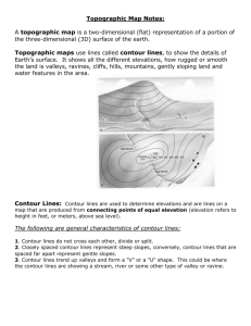 Topographic Map Notes