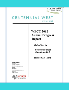 2012 Centennial West Clean Line Project