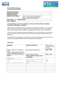 PG Cert SEQ submission form sheet