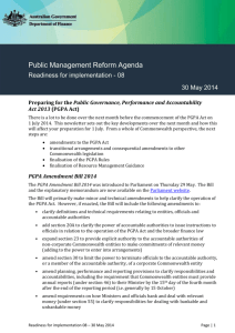 30 May 2014 - Public Management Reform Agenda