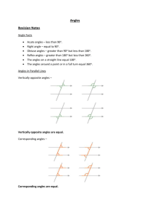 Angles - Mr Barton Maths
