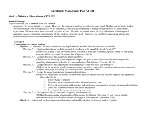 Enrollment Management Plan AY 2011