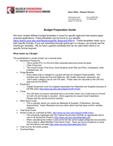 Budget Preparation Guide