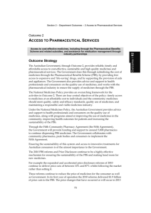 Access to Pharmaceutical Services