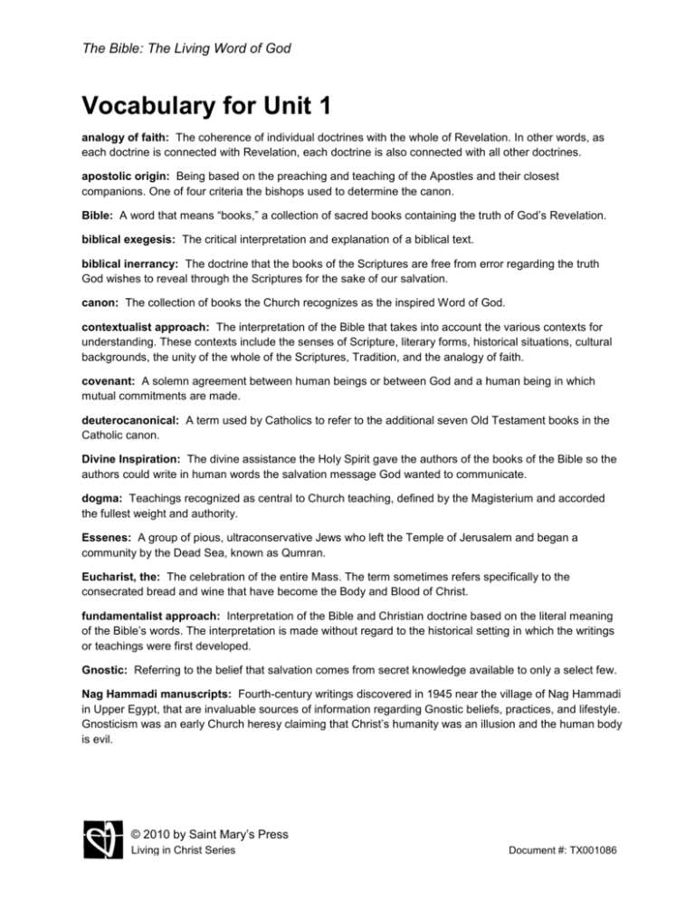 vocabulary-for-unit-1