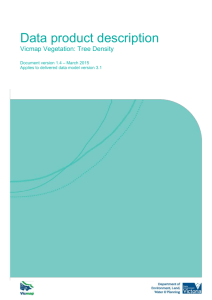 Vicmap Product Description Vegetation