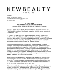 Dr. Yadro Ducic FEATURED IN NEWBEAUTY® MAGAZINE