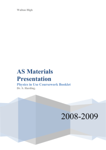 AS Materials Presentation - AS-A2