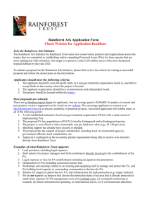 The BP Conservation Programme Application Form