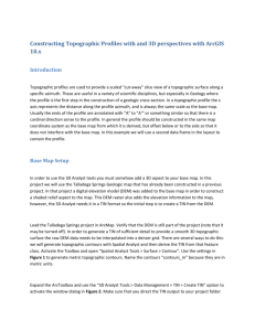 Constructing Topographic Profiles