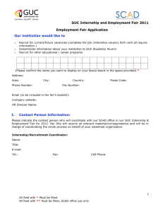 Employment Fair Application