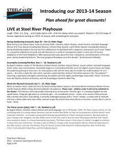 MS Word version - Steel River Playhouse