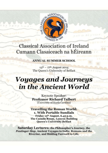 brochure - Classical Association of Scotland