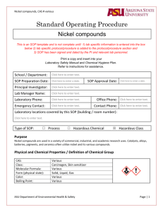 Nickel compounds