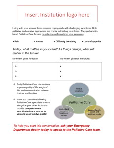 ACEP Palliative Care Informational Flyer