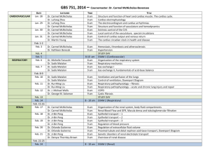 GBS 751: Heart, Lung and Kidney (February)