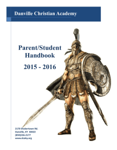 DCA Parent/Student Handbook