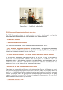Curriculum 1 – Mind, brain and behavior TMS (Transcranial