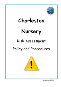 Risk Assessment - Charleston School