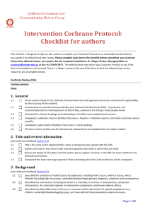 Authors` presubmission checklist