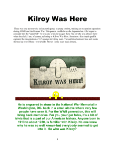 Mil Trivia – Kilroy Was Here