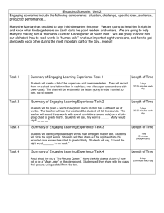 Engaging Scenario: Unit 2 Engaging scenarios include the following