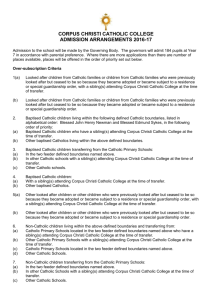 Admissions Criteria 2016-17