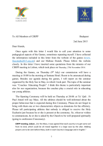 CIRPP Letter - The Official Website of the Fisec Malta 2015 Games