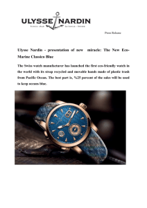 Ulysse Nardin - presentation of new miracle: The New Eco