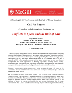 Call for Papers - McGill University