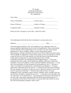 2015 BAFF Submission Form