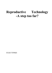 IVF Essay [Essay] - UWE Research Repository