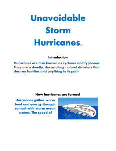 Mack`s explanation text `Unavoidable Storms`