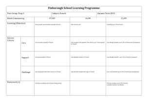 Finborough School Learning Programme
