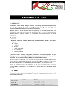 social media policy ERJ 4.5.2