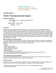 Associate Degree Nursing Program Design