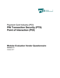 Section B19 - PCI Security Standards Council