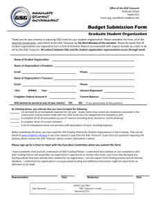 Graduate Student Organization Budget Form (word document)
