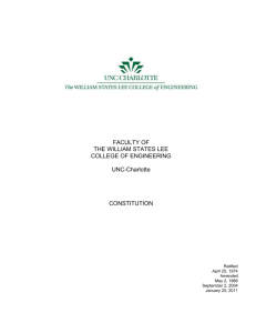 constitution - The William States Lee College of Engineering
