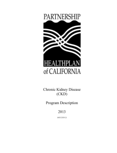 Chronic Kidney Disease Program