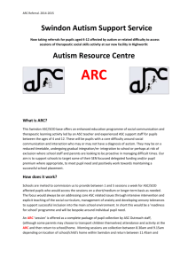 ARC-Autism Resource Centre Information and