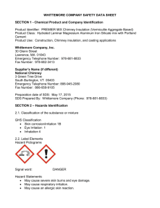 whittemore company material safety data sheet