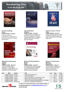 New Cardiology Titles From McGraw-Hill