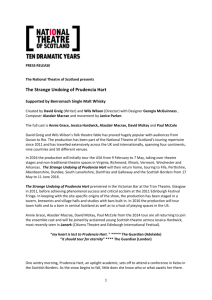 Press release - National Theatre of Scotland