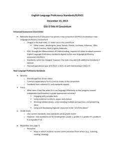 Standards Background Notes for ESU 6