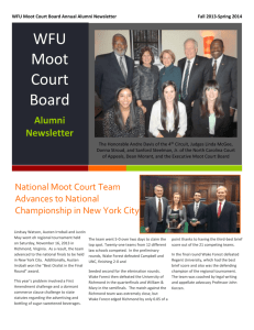 moot court newsletter 1
