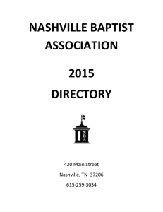 Brentwood Baptist Church - Nashville Baptist Association