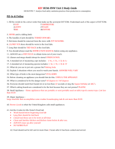 KEY HUM-FNW Unit 2 Study Guide